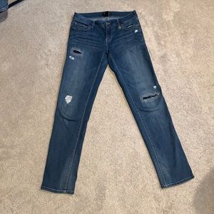 Straight leg jeans